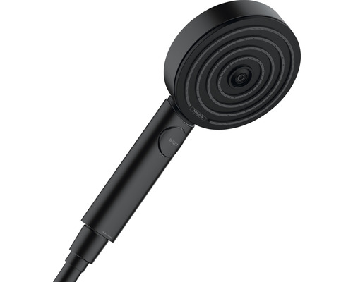 Handbrause hansgrohe Pulsify S 105 3jet Relaxation Rund 3 verstellbar schwarz Hansgrohe Duschkopf mit Select Taste
