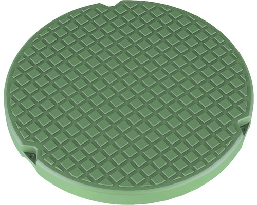 Runder Schachtdeckel mit Riffelblechmuster