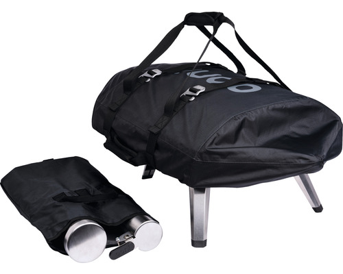 Ooni Karu 12 Abdeckung und Tragetasche 27 x 22 x 4 cm Polyester schwarz 100 % wasserdichte Abdeckung einfacher und sicherer Transport