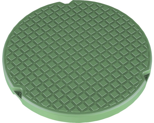 Runder Schachtdeckel mit Riffelblechmuster