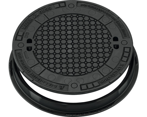 Offener Kanaldeckel aus Gusseisen