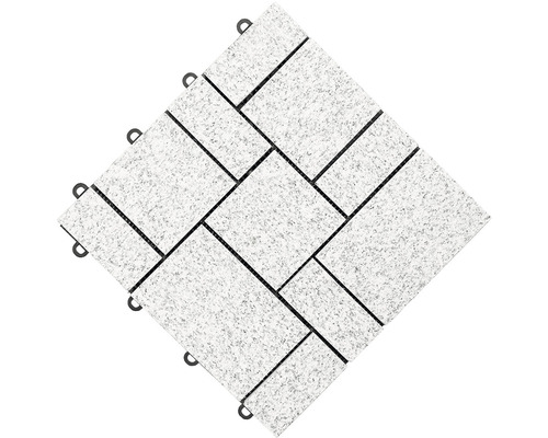 Fliesenplatte mit Steinmuster zur Bodenverlegung im Außenbereich