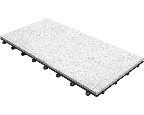 Fliese für den Außenbereich mit Steinmuster und Klicksystem