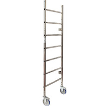 Gerüstbaurahmen mit Rollen