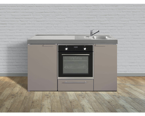 Miniküche Stengel Kitchenline MKB150 150x60 cm Becken rechts Sand matt Miniküche Stengel Kitchenline MKB150 150x60 cm Becken rechts Sand matt