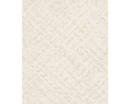 Vliestapete 33333 Botanica Geometrisch Holz-Optik beige Geflochtene Bambus Tapete