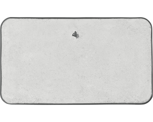 Rechteckige Platte mit abgerundeten Ecken