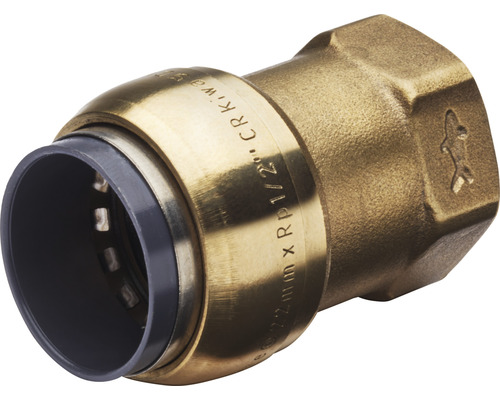 Steckfitting SharkBite Übergangsmuffe 22 mm x 1/2”​ IG SBE112215F​