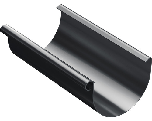 PRECIT Dachrinne Kunststoff Anthrazit 75 mm, Länge 3000 mm Dachrinne aus Metall