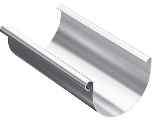 PRECIT Dachrinne Kunststoff Grau 100 mm, Länge 1000 mm Dachrinne aus Metall