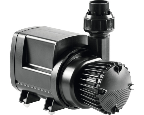 Schwarze Teichpumpe für den Gartenteich