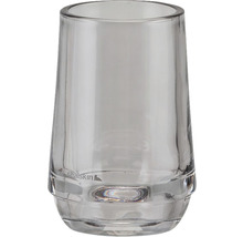 Klarer Zahnputzbecher aus Glas