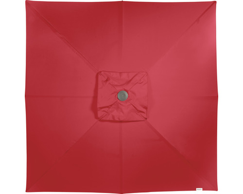 Quadratischer Sonnenschirm von unten