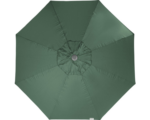 Ansicht von oben auf einen Gartenschirm