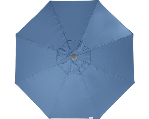 Ansicht von unten eines geöffneten Sonnenschirms