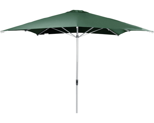 Sonnenschirm Mittelstockschirm Doppler Polyester 180g/m² grün Quadratischer Sonnenschirm mit Mittelstock