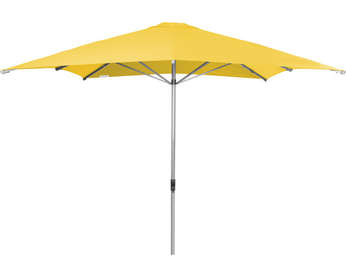 Sonnenschirm Mittelstockschirm Doppler Polyester 180g/m² gelb Gelber Sonnenschirm für den Außenbereich