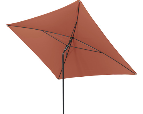 Rechteckiger Sonnenschirm mit Metallgestell