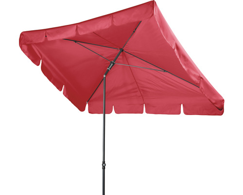 Quadratischer Sonnenschirm mit Metallgestell