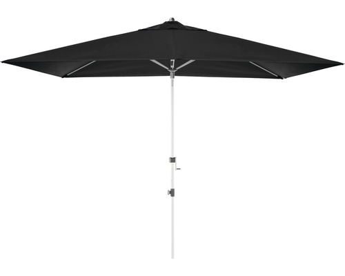Sonnenschirm Mittelstockschirm Doppler Polyester 180 g/m² schwarz Quadratischer Sonnenschirm mit Kurbel