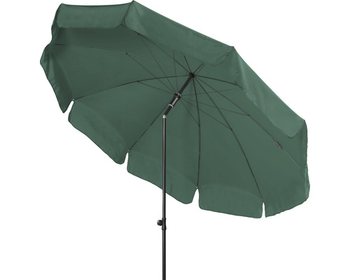 Geöffneter Gartenschirm mit Mast