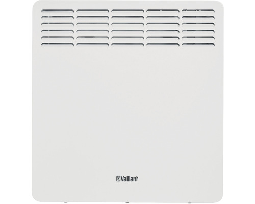 Wandkonvektor Vaillant Eloment VVER100/5 45x42,6x10 cm 1000 Watt Vaillant Elektroheizkörper mit horizontalen Lüftungsschlitzen oben