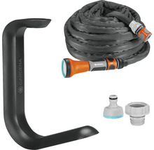 Gardena Schlauchbox mit Schlauch, Schlauchhalter und Anschlussstücken