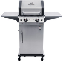Char-Broil Gasgrill mit zwei Brennern, Seitentischen, Tür und Rollen