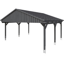Holzcarport ohne Dach