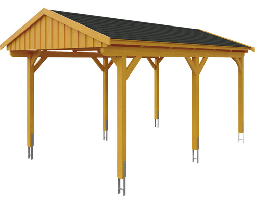 Holz Carport mit Dach