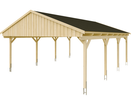 Holzcarport mit Dach