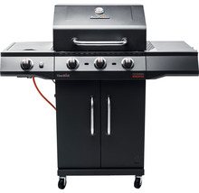 Char-Broil Gasgrill mit vier Brennern, Seitenbrenner, Deckelthermometer und Unterschrank