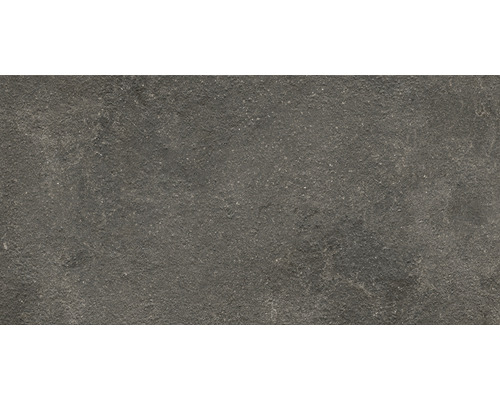 Dunkle Feinsteinzeugfliese mit strukturierter Oberfläche