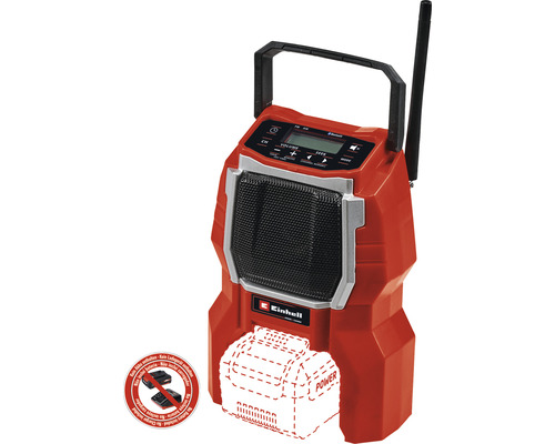 Akku-Radio Einhell TC-RA 18 Li BT - Solo Power X-Change, ohne Akku und ohne Ladegerät Akku-Radio Einhell TC-RA 18 Li BT - Solo Power X-Change, ohne Akku und ohne Ladegerät
