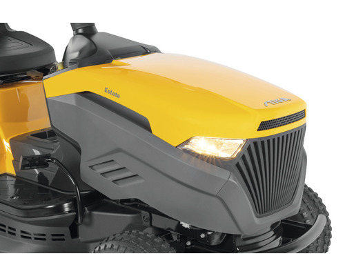 Aufsitzrasenmäher Detailansicht