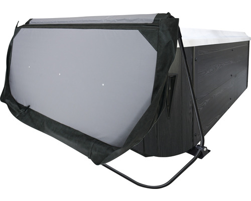 Abdeckungsheber Sanotechnik Kunststoff 2 Stück schwarz 150x59x10 cm Abdeckung für Whirlpool