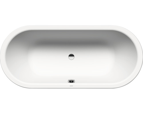 Freistehende Badewanne in ovaler Form, Aufsicht