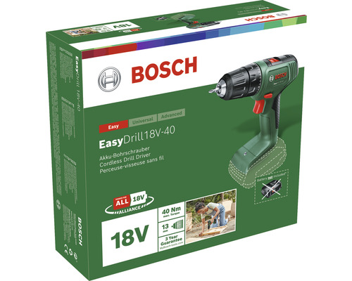Bosch EasyDrill 18V-40 Akku Bohrschrauber Verpackung