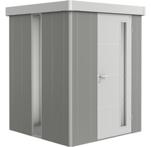 Gartenschrank mit Tür und offenem Fach