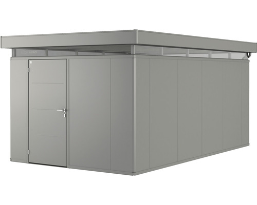 Gerätehaus biohort CasaNova 3x5 Tür links 300 x 500 cm quarzgrau-metallic