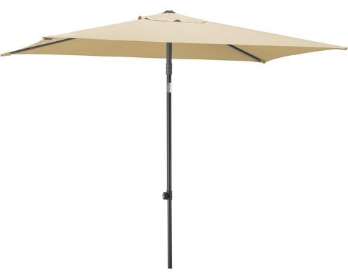 Marktschirm Schneider Sevilla rechteckig 240 x 140 cm natur Rechteckiger Sonnenschirm für den Außenbereich