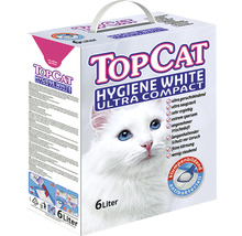 Katzenstreu Top Cat Hygiene White Ultra Compact feinklumpend 6 l