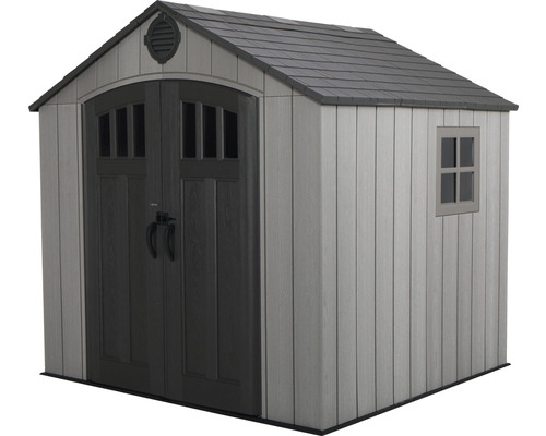 Gartenhaus aus Kunststoff mit Doppeltür und Fenster