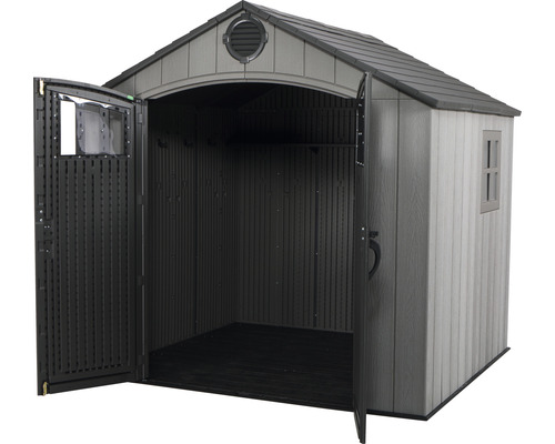 Offener Geräte Schuppen aus Kunststoff mit Fenster