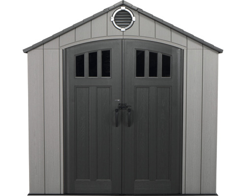 Gartenschuppen mit Doppeltür und Dachfenster