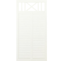 Gartentor aus Holz mit Querstreben