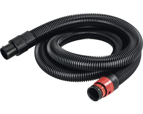 Absaugschlauch Bosch 2609256F29 für Allzwecksauger, Ø 35 mm, Länge 2,20 m, geeignet für den EasyVac 3, AdvancedVac 20, UniversalVac 15 und den AdvancedVac 18V-8 Schwarzer Saugschlauch mit Anschlüssen