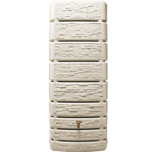 Wandtank 4rain Slim Stone Decor inkl. Auslaufhahn 500 l sandbeige
