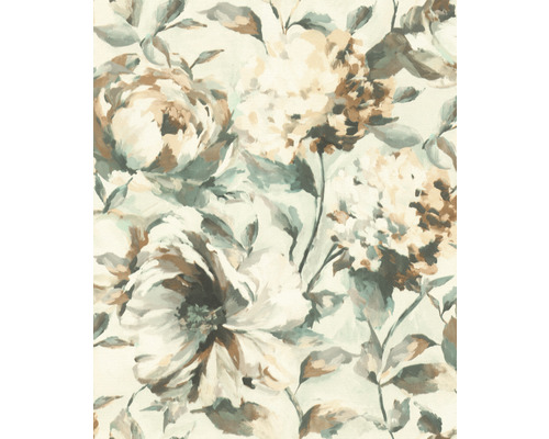 Vliestapete 485134 Florentine III Floral cremeweiß Tapete mit Blumenmuster