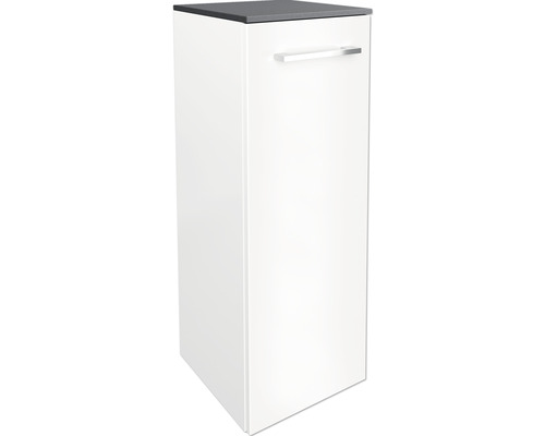 Badezimmer Unterschrank mit einer Tür und einem Griff.